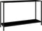 vidaXL - Wandtafel - 120x35x75 - cm - gehard - glas - zwart