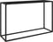 vidaXL - Wandtafel - 120x35x75 - cm - gehard - glas - zwart