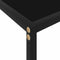 vidaXL - Wandtafel - 120x35x75 - cm - gehard - glas - zwart