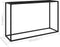 vidaXL - Wandtafel - 120x35x75 - cm - gehard - glas - zwart
