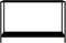 vidaXL - Wandtafel - 120x35x75 - cm - gehard - glas - zwart