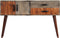 vidaXL - Wandtafel - 120x35x75 - cm - massief - ruw - mangohout - grijs