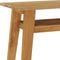 vidaXL - Wandtafel - 120x35x75 - cm - massief - teakhout