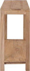 vidaXL - Wandtafel - 120x35x75 - cm - massief - teakhout