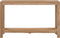 vidaXL - Wandtafel - 120x35x75 - cm - massief - teakhout