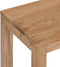 vidaXL - Wandtafel - 120x35x75 - cm - massief - teakhout