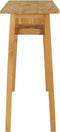 vidaXL - Wandtafel - 120x35x75 - cm - massief - teakhout