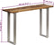 vidaXL - Wandtafel - 120x35x76 - cm - gerecycled - hout - en - staal