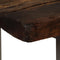 vidaXL - Wandtafel - 120x35x76 - cm - gerecycled - hout - en - staal
