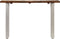vidaXL - Wandtafel - 120x35x76 - cm - gerecycled - hout - en - staal