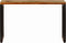 vidaXL - Wandtafel - 120x35x76 - cm - massief - gerecycled - hout - en - staal