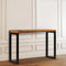 vidaXL - Wandtafel - 120x35x76 - cm - massief - gerecycled - hout - en - staal