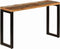vidaXL - Wandtafel - 120x35x76 - cm - massief - gerecycled - hout - en - staal