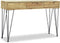vidaXL - Wandtafel - 120x35x76 - cm - massief - teakhout