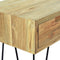 vidaXL - Wandtafel - 120x35x76 - cm - massief - teakhout