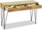 vidaXL - Wandtafel - 120x35x76 - cm - massief - teakhout