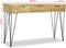 vidaXL - Wandtafel - 120x35x76 - cm - massief - teakhout