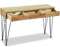 vidaXL - Wandtafel - 120x35x76 - cm - massief - teakhout