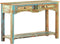 vidaXL - Wandtafel - 120x40x75 - cm - massief - gerecycled - hout