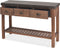 vidaXL - Wandtafel - 122x35x80 - cm - massief - vurenhout
