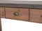 vidaXL - Wandtafel - 122x35x80 - cm - massief - vurenhout