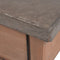 vidaXL - Wandtafel - 122x35x80 - cm - massief - vurenhout
