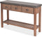 vidaXL - Wandtafel - 122x35x80 - cm - massief - vurenhout
