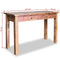 vidaXL - Wandtafel - 123x42x75 - cm - massief - mahoniehout