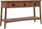 vidaXL - Wandtafel - 126x40x77,5 - cm - massief - vurenhout - bruin