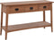 vidaXL - Wandtafel - 126x40x77,5 - cm - massief - vurenhout - bruin