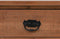 vidaXL - Wandtafel - 126x40x77,5 - cm - massief - vurenhout - bruin
