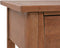 vidaXL - Wandtafel - 126x40x77,5 - cm - massief - vurenhout - bruin