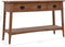 vidaXL - Wandtafel - 126x40x77,5 - cm - massief - vurenhout - bruin