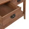 vidaXL - Wandtafel - 126x40x77,5 - cm - massief - vurenhout - bruin