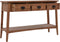 vidaXL - Wandtafel - 126x40x77,5 - cm - massief - vurenhout - bruin
