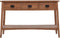 vidaXL - Wandtafel - 126x40x77,5 - cm - massief - vurenhout - bruin
