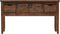 vidaXL - Wandtafel - 131x35,5x75 - cm - massief - vurenhout - bruin
