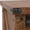 vidaXL - Wandtafel - 131x35,5x75 - cm - massief - vurenhout - bruin