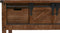vidaXL - Wandtafel - 131x35,5x75 - cm - massief - vurenhout - bruin