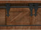 vidaXL - Wandtafel - 131x35,5x75 - cm - massief - vurenhout - bruin