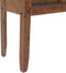 vidaXL - Wandtafel - 131x35,5x75 - cm - massief - vurenhout - bruin
