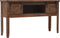 vidaXL - Wandtafel - 131x35,5x75 - cm - massief - vurenhout - bruin