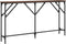 vidaXL - Wandtafel - 140x23x75 - cm - bewerkt - hout - bruin - eikenkleur