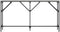 vidaXL - Wandtafel - 140x23x75 - cm - bewerkt - hout - grijs - sonoma