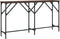vidaXL - Wandtafel - 140x29x75 - cm - bewerkt - hout - bruin - eikenkleur
