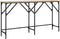 vidaXL - Wandtafel - 140x29x75 - cm - bewerkt - hout - sonoma - eikenkleurig