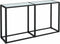 vidaXL - Wandtafel - 140x35x75,5 - cm - gehard - glas - witmarmerkleurig