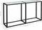 vidaXL - Wandtafel - 140x35x75,5 - cm - gehard - glas - witmarmerkleurig