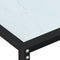 vidaXL - Wandtafel - 140x35x75,5 - cm - gehard - glas - witmarmerkleurig