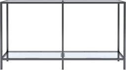 vidaXL - Wandtafel - 140x35x75,5 - cm - gehard - glas - transparant